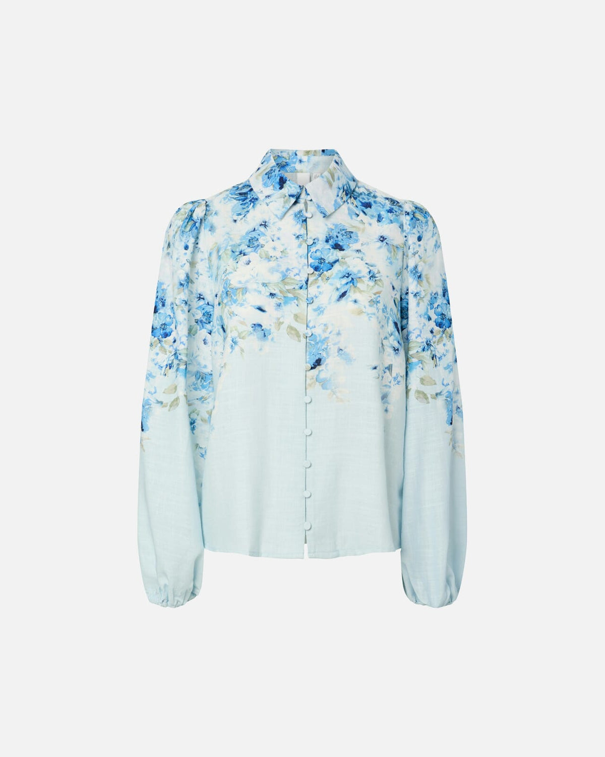 Y.A.S Skjorte Cleo LS Shirt - Skyway/ Cleo Print