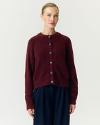 Y.A.S Cardigan Johi LS Ullmiks - Port Royale