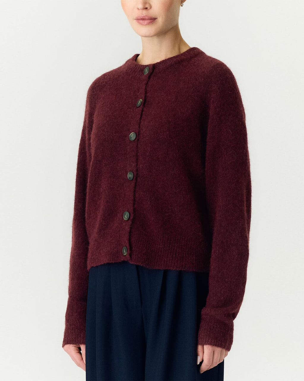 Y.A.S Cardigan Johi LS Ullmiks - Port Royale