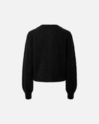 Y.A.S Cardigan Johi LS Ullmiks - Black